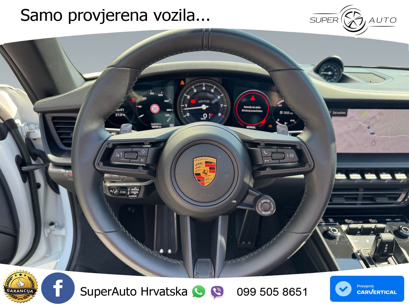 Porsche 911 Targa 4 GTS 3.0 (480 KS) PDK LED+GR SJED+ACC