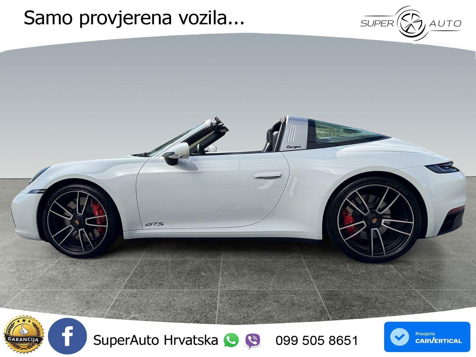 Porsche 911 Targa 4 GTS 3.0 (480 KS) PDK LED+GR SJED+ACC