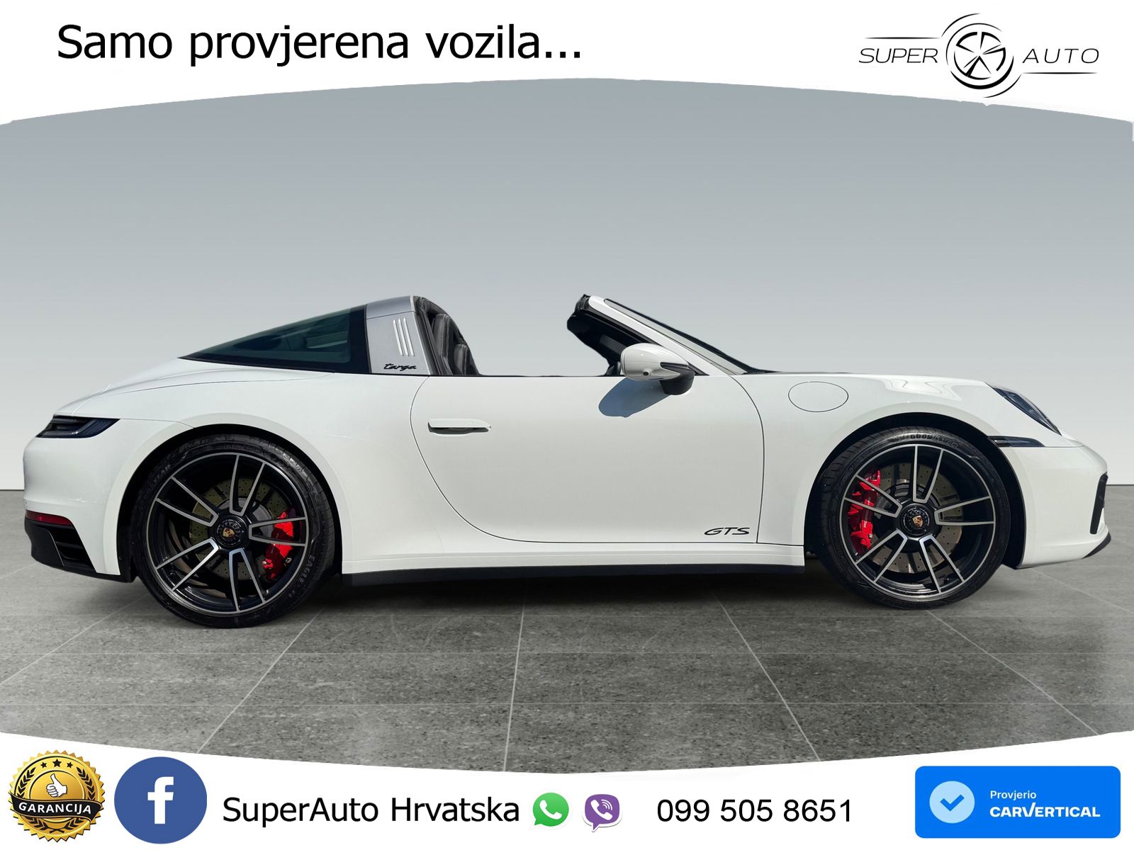 Porsche 911 Targa 4 GTS 3.0 (480 KS) PDK LED+GR SJED+ACC