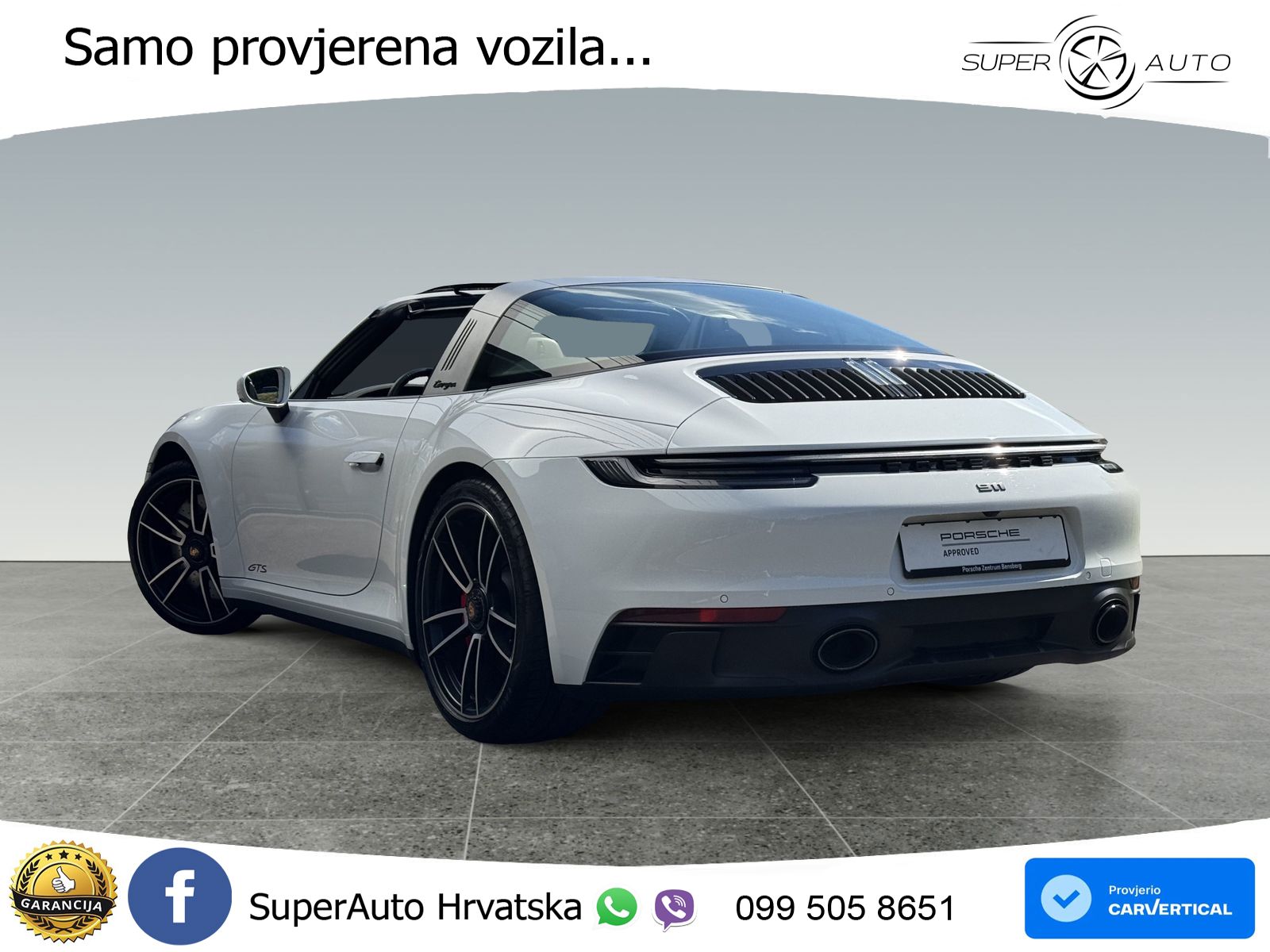 Porsche 911 Targa 4 GTS 3.0 (480 KS) PDK LED+GR SJED+ACC