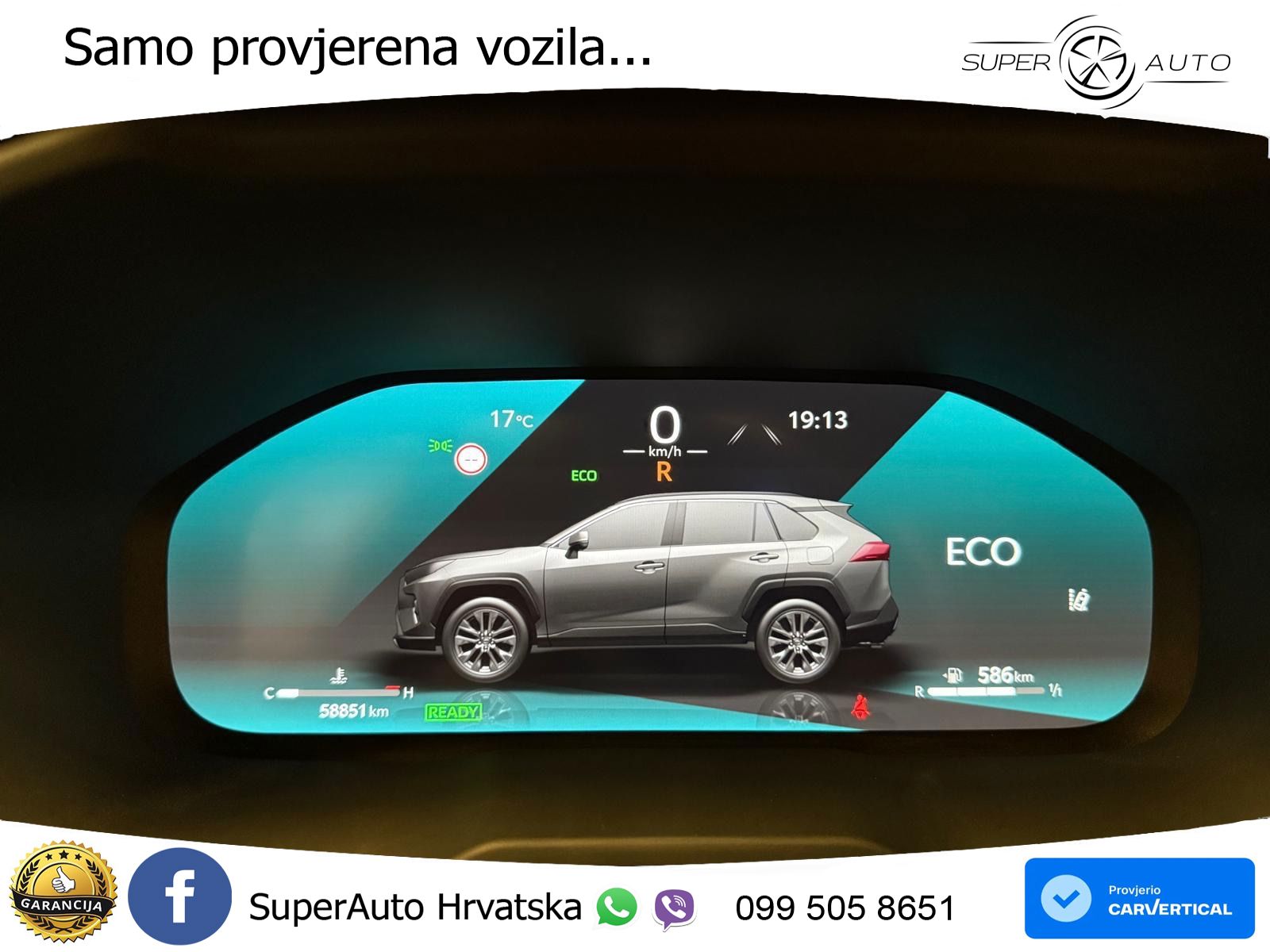 Toyota RAV4 2.5 (222 KS) Hybrid AWD-i eCVT LED+GR SJED+ACC