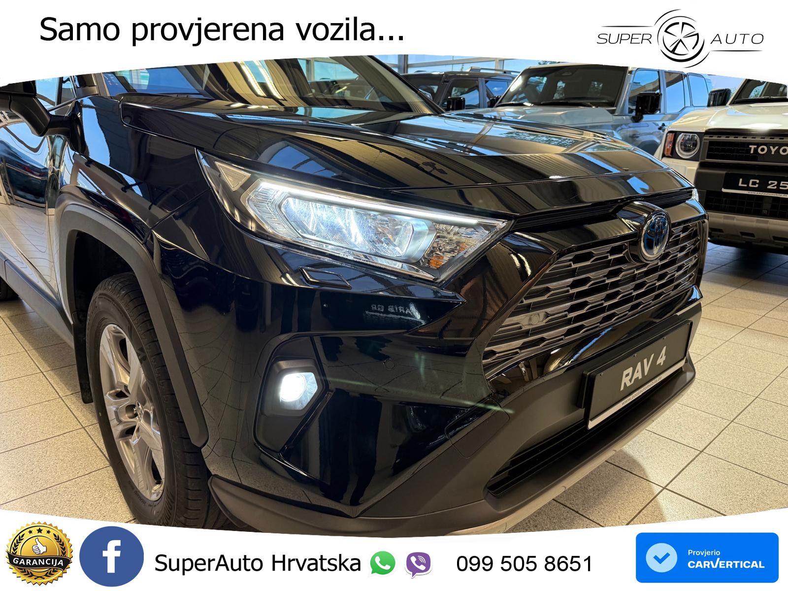 Toyota RAV4 2.5 (222 KS) Hybrid AWD-i eCVT LED+GR SJED+ACC