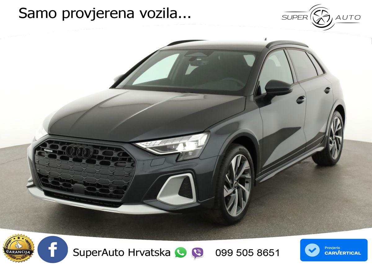 Audi A3 allstreet 40 TFSI (204 KS) quattro S tronic LED+GR SJED+ACC