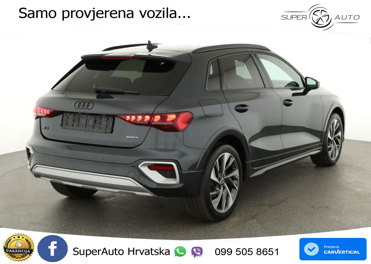 Audi A3 allstreet 40 TFSI (204 KS) quattro S tronic LED+GR SJED+ACC