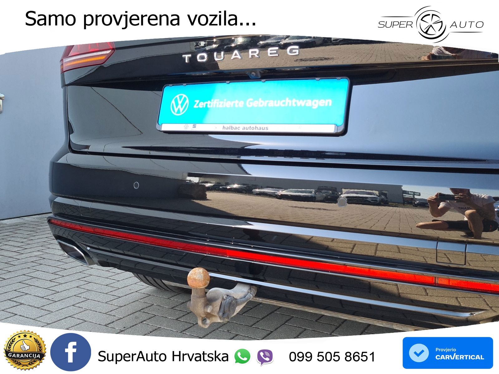 Volkswagen Touareg 3.0 V6 TDI (286 KS) 4MOTION Tiptronic R-Line ZRAČNI+ACC+4xGR SJED+KAM