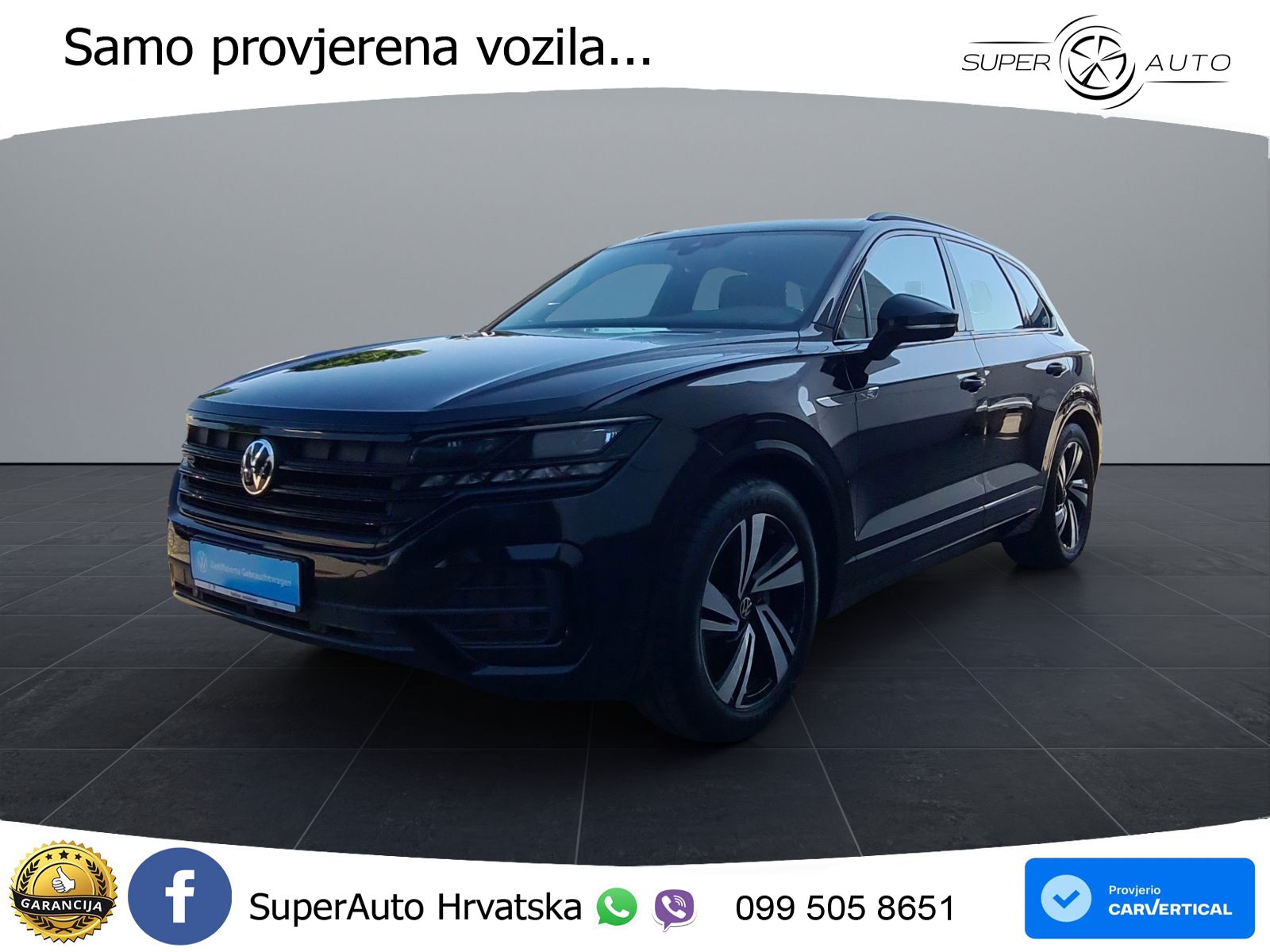 Volkswagen Touareg 3.0 V6 TDI (286 KS) 4MOTION Tiptronic R-Line ZRAČNI+ACC+4xGR SJED+KAM
