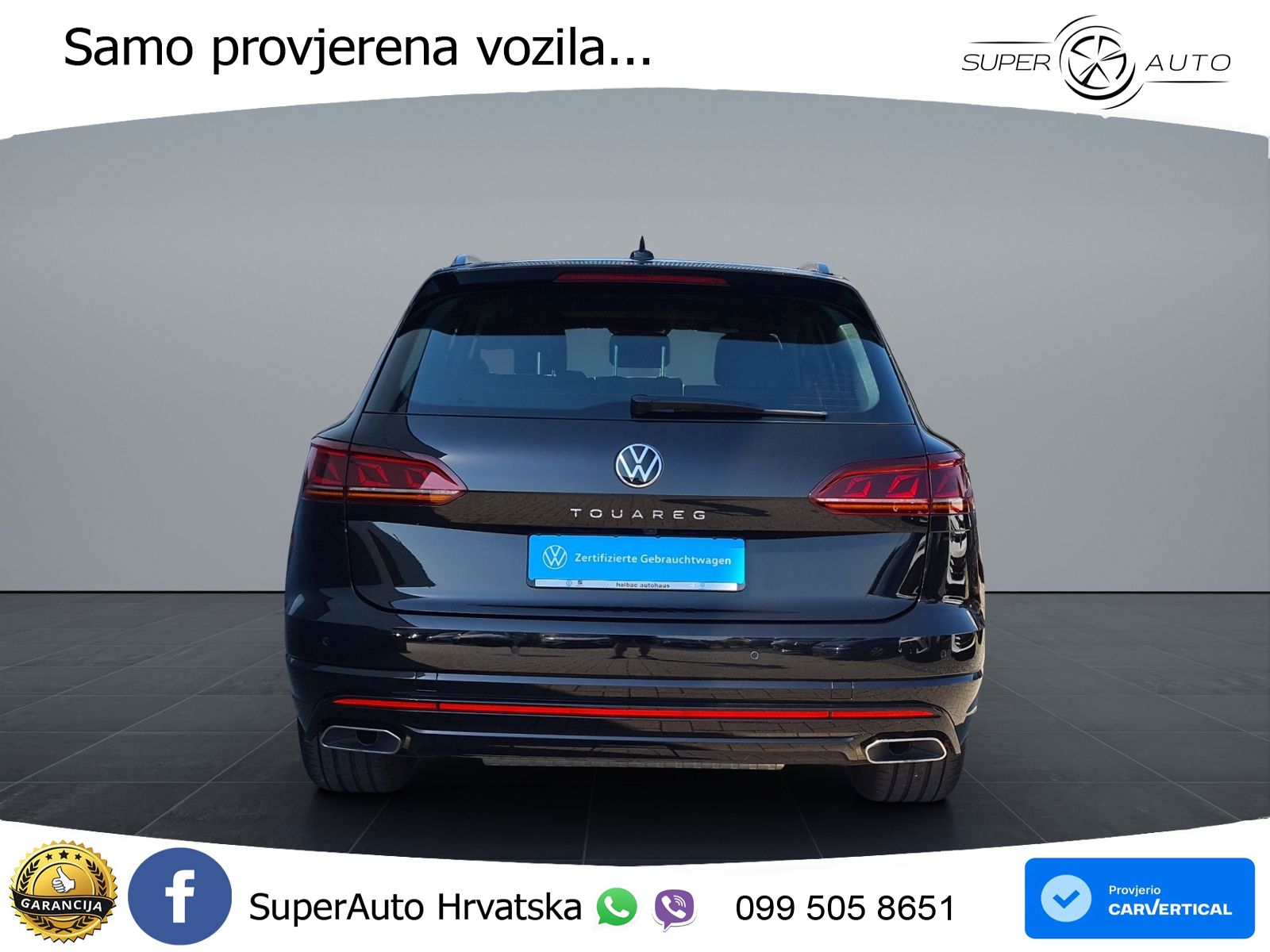 Volkswagen Touareg 3.0 V6 TDI (286 KS) 4MOTION Tiptronic R-Line ZRAČNI+ACC+4xGR SJED+KAM
