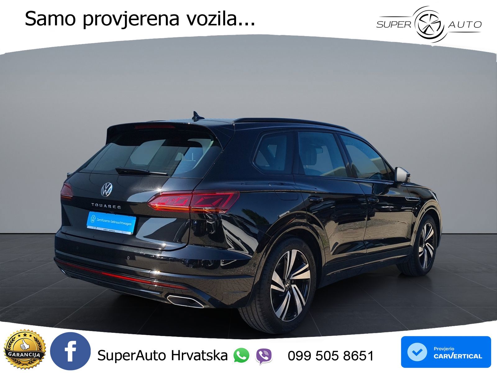 Volkswagen Touareg 3.0 V6 TDI (286 KS) 4MOTION Tiptronic R-Line ZRAČNI+ACC+4xGR SJED+KAM