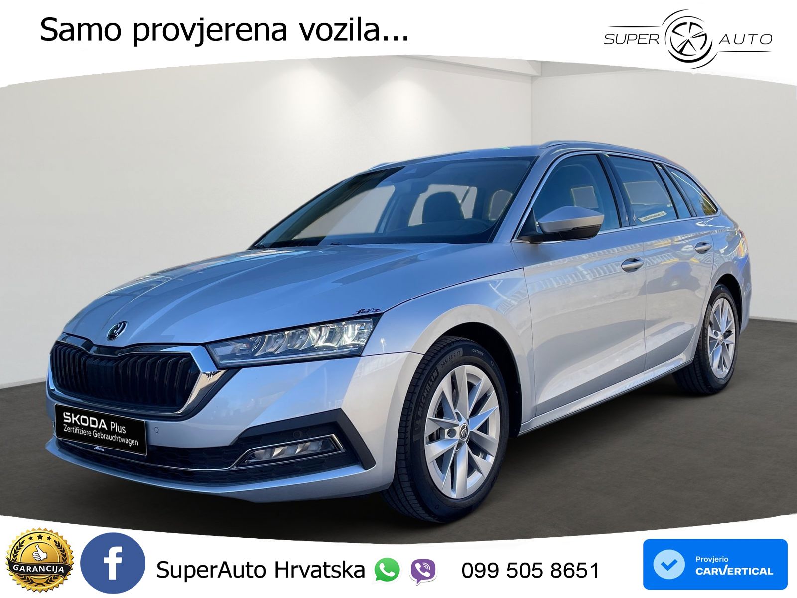 Škoda Octavia Combi 2.0 TDI (150 KS) 4x4 DSG LED+GR SJED+ACC