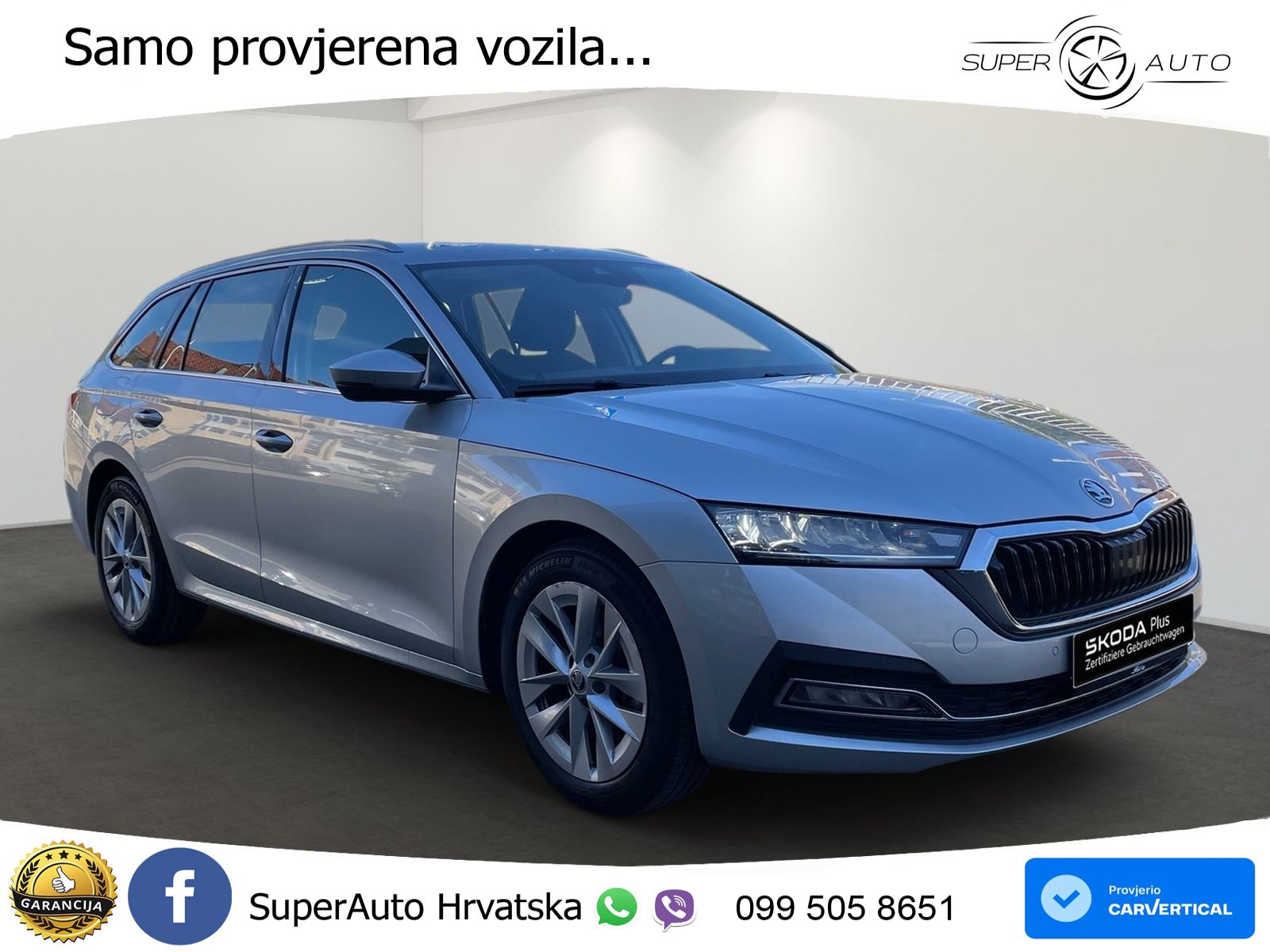 Škoda Octavia Combi 2.0 TDI (150 KS) 4x4 DSG LED+GR SJED+ACC