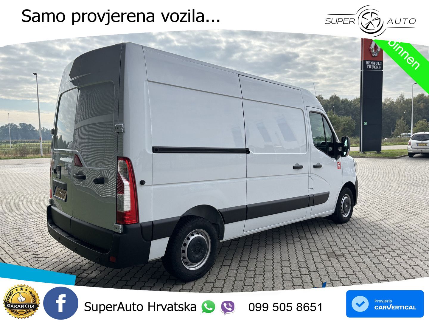 Renault Master T35 150 L2H2 Koel/vries + Navigatie 150 KS