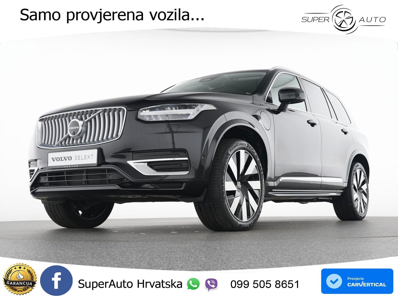 Volvo XC90 2.0 T8 AWD Automatic ACC+HEAD+4xGR SJED+360+PANO