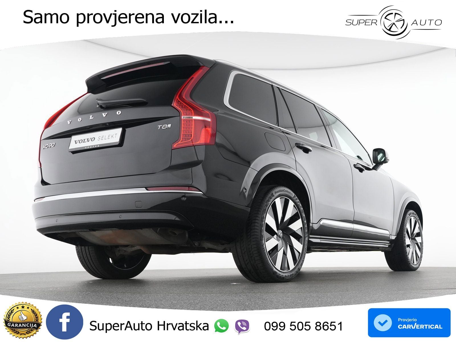 Volvo XC90 2.0 T8 AWD Automatic ACC+HEAD+4xGR SJED+360+PANO
