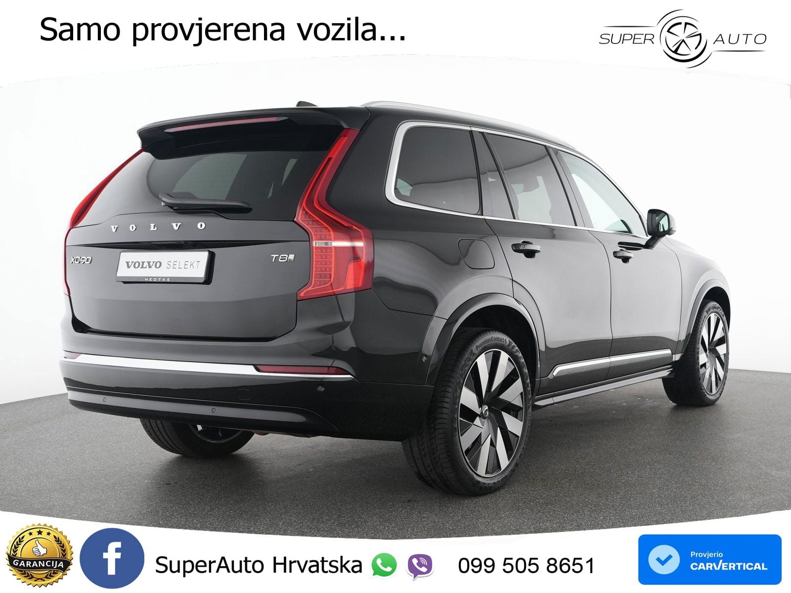 Volvo XC90 2.0 T8 AWD Automatic ACC+HEAD+4xGR SJED+360+PANO