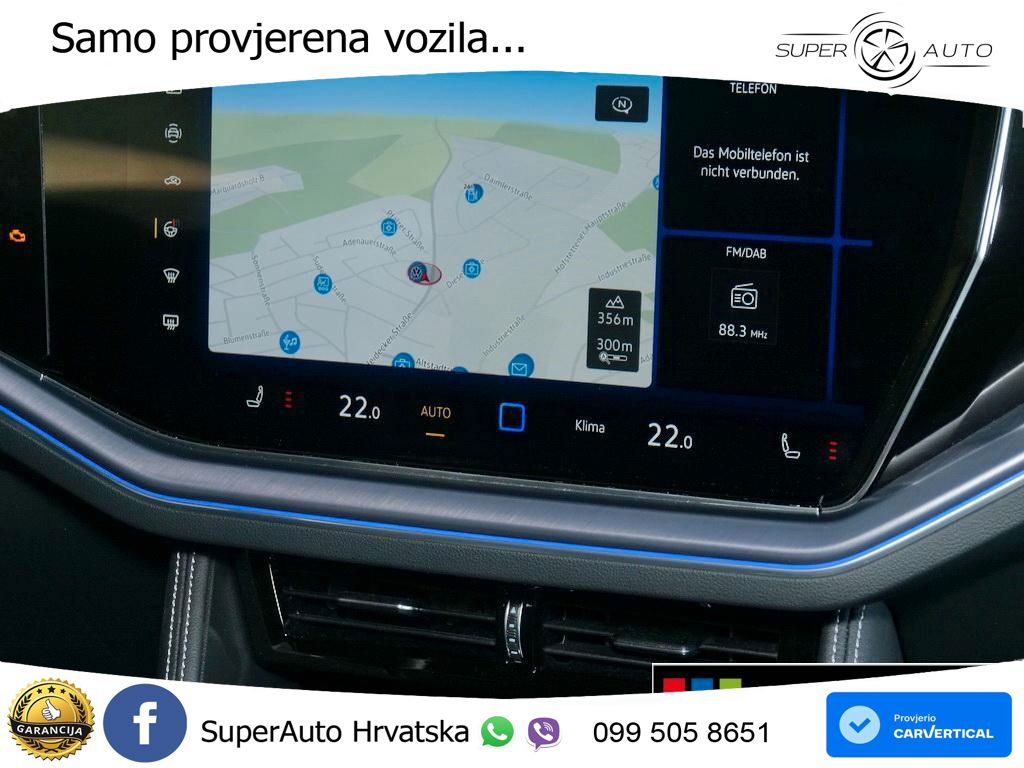 Volkswagen Touareg 3.0 V6 TDI (286 KS) 4MOTION Tiptronic ZRAČNI+ACC+4xGR SJED+360