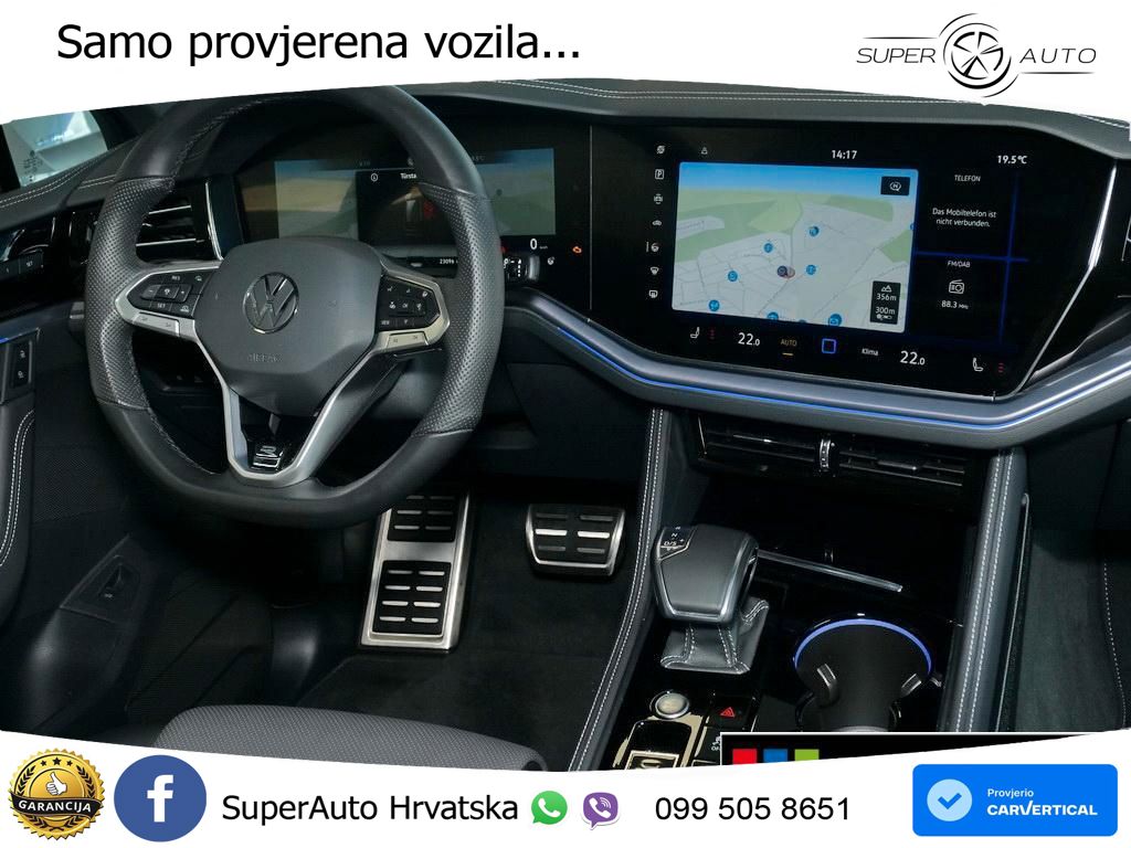Volkswagen Touareg 3.0 V6 TDI (286 KS) 4MOTION Tiptronic ZRAČNI+ACC+4xGR SJED+360