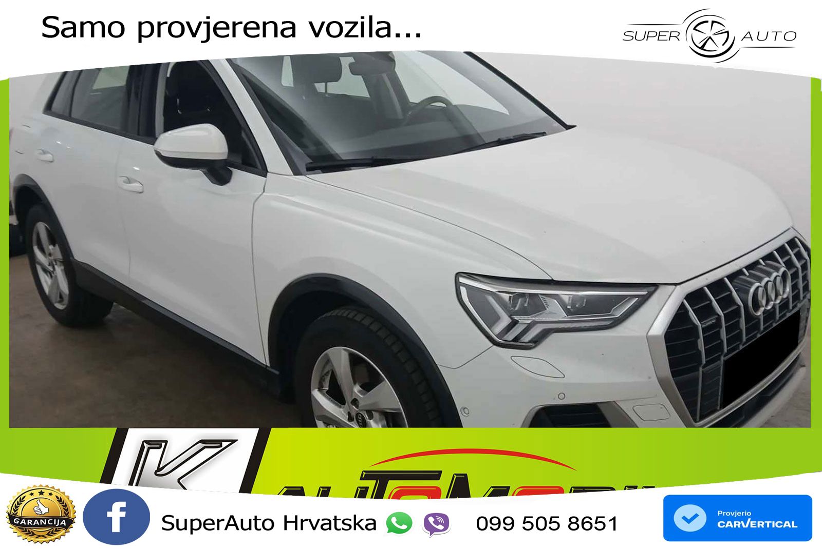 Audi Q3 40 TFSI (190 KS) quattro S tronic LED+GR SJED+ACC