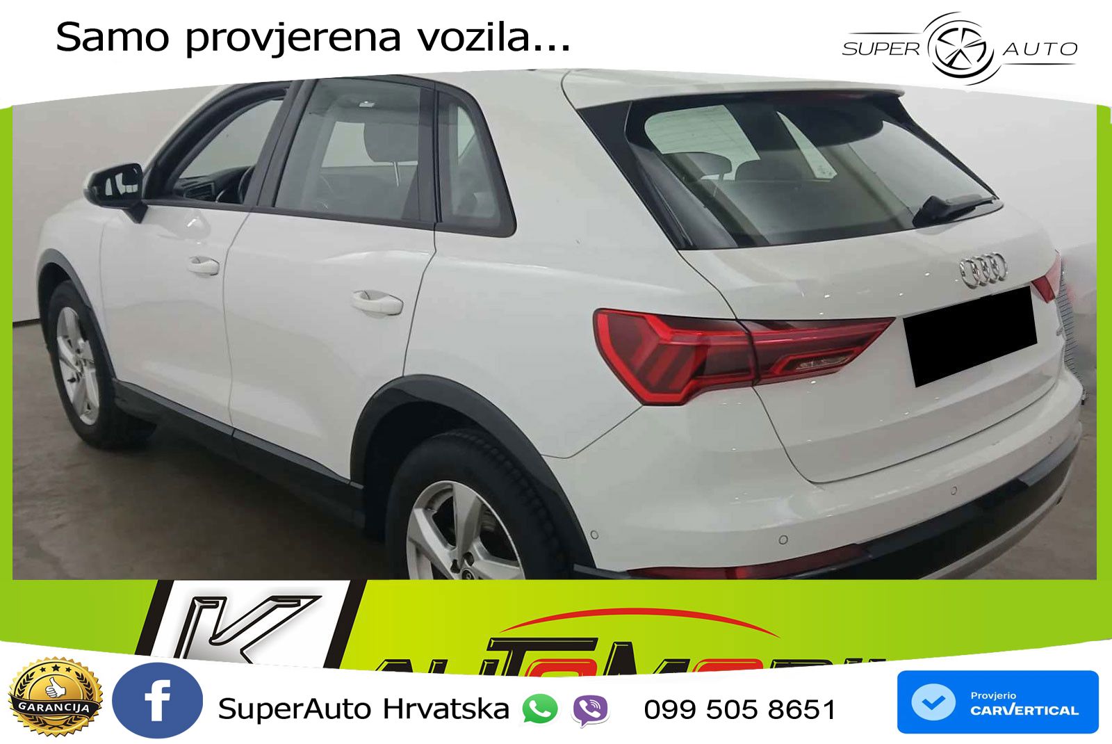 Audi Q3 40 TFSI (190 KS) quattro S tronic LED+GR SJED+ACC
