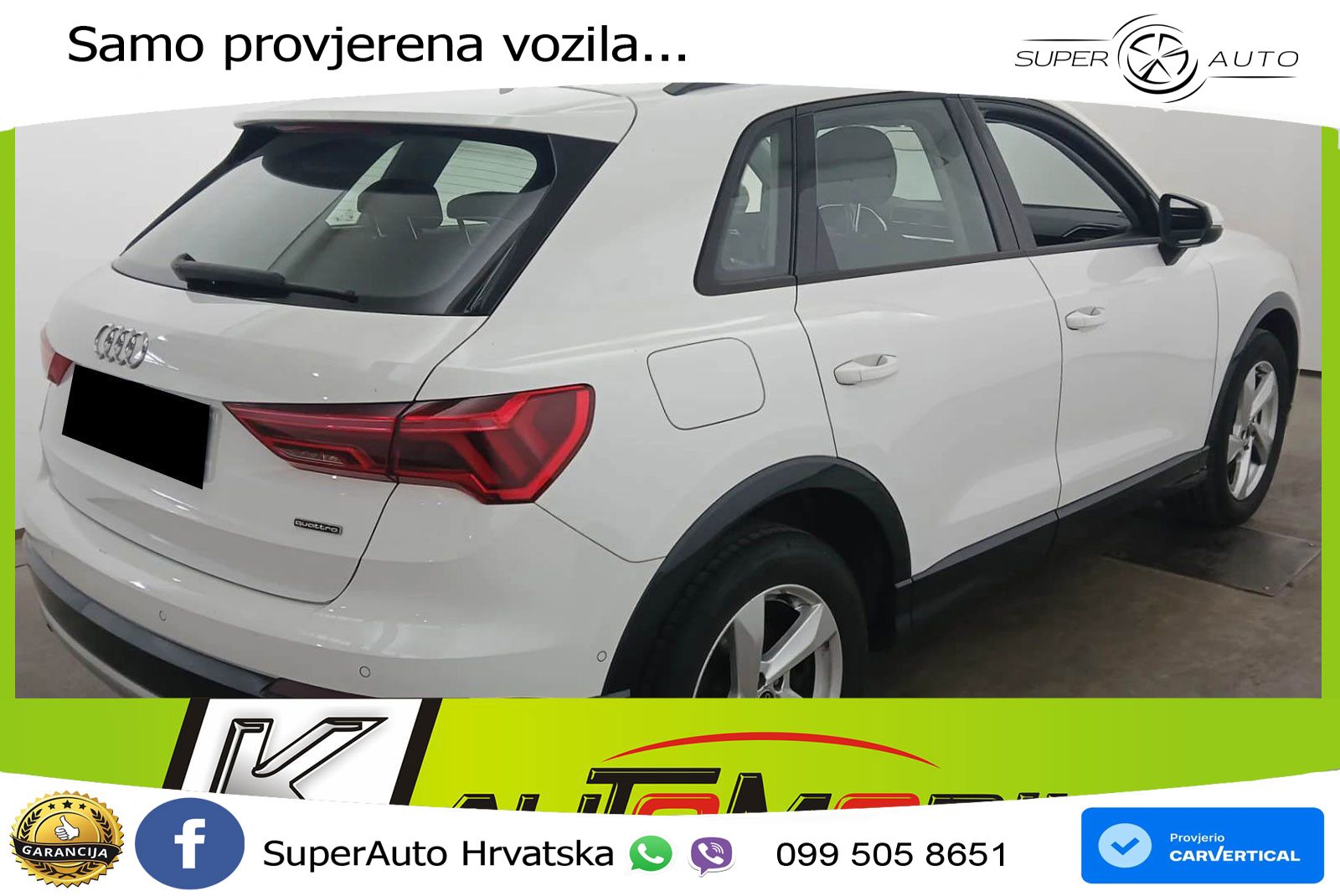 Audi Q3 40 TFSI (190 KS) quattro S tronic LED+GR SJED+ACC