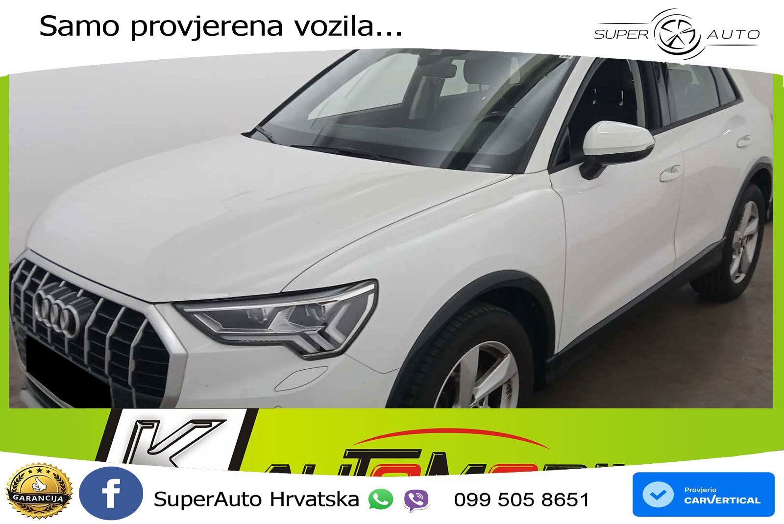 Audi Q3 40 TFSI (190 KS) quattro S tronic LED+GR SJED+ACC