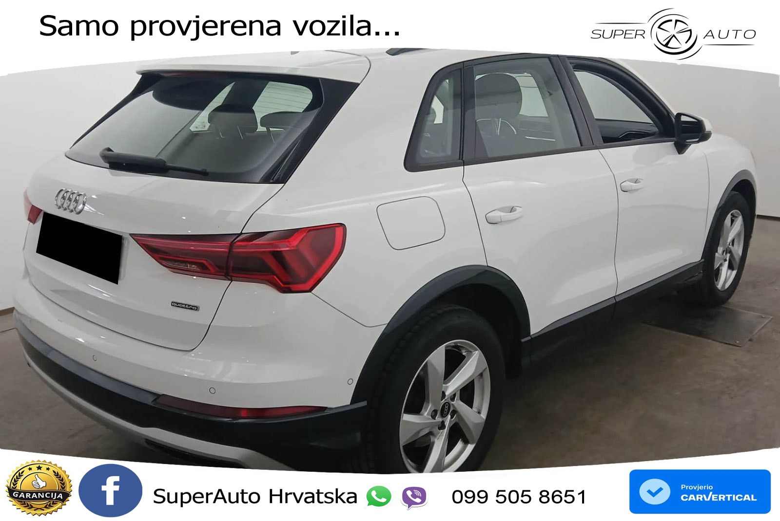 Audi Q3 40 TFSI (190 KS) quattro S tronic LED+GR SJED+ACC