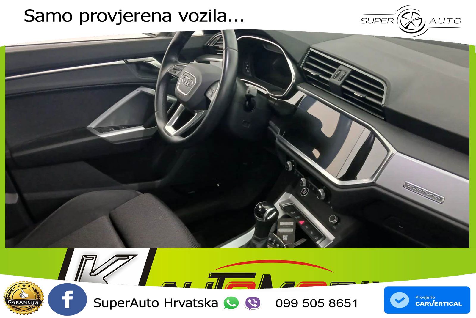 Audi Q3 40 TFSI (190 KS) quattro S tronic LED+GR SJED+ACC