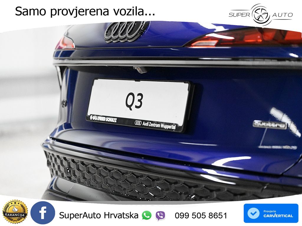 Audi Q3 2.0 TFSI (265 KS) quattro S tronic LED+GR SJED+ACC