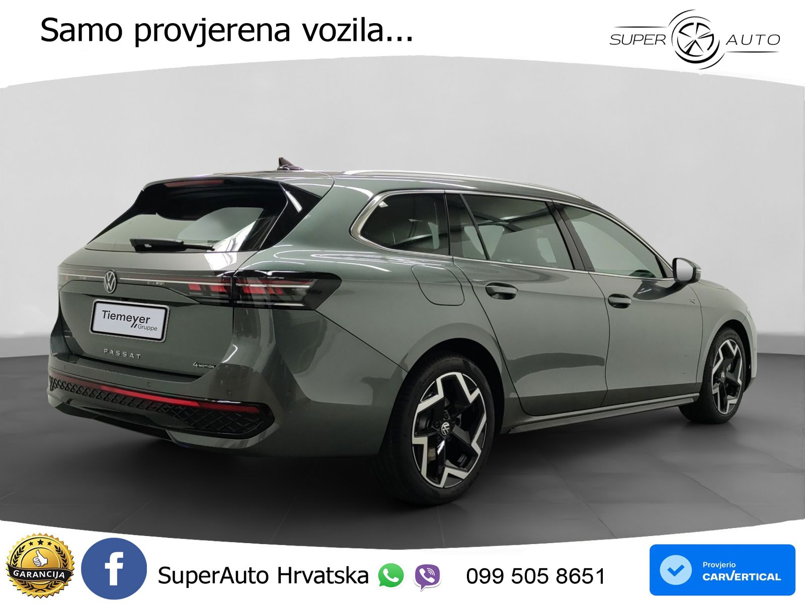 Volkswagen Passat Variant 2.0 TDI (193 KS) 4MOTION DSG R-Line LED+GR SJED+ACC