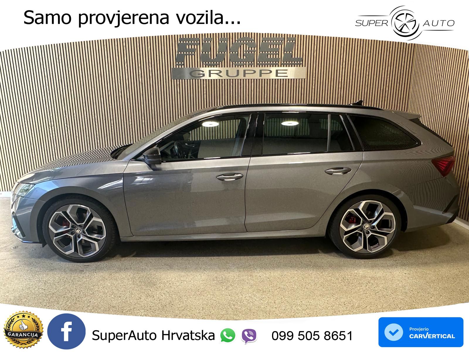Škoda Octavia Combi RS 2.0 TDI (200 KS) DSG MATRIX+GR SJED+KAM