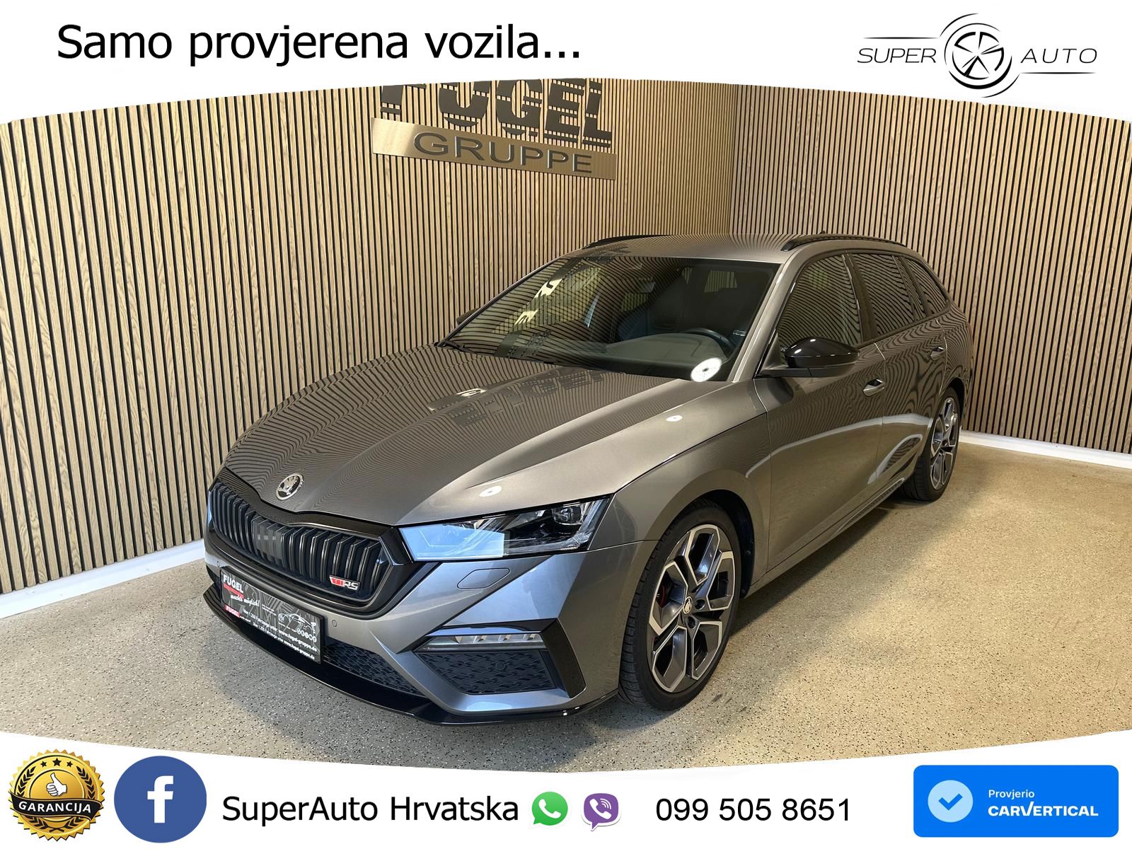Škoda Octavia Combi RS 2.0 TDI (200 KS) DSG MATRIX+GR SJED+KAM