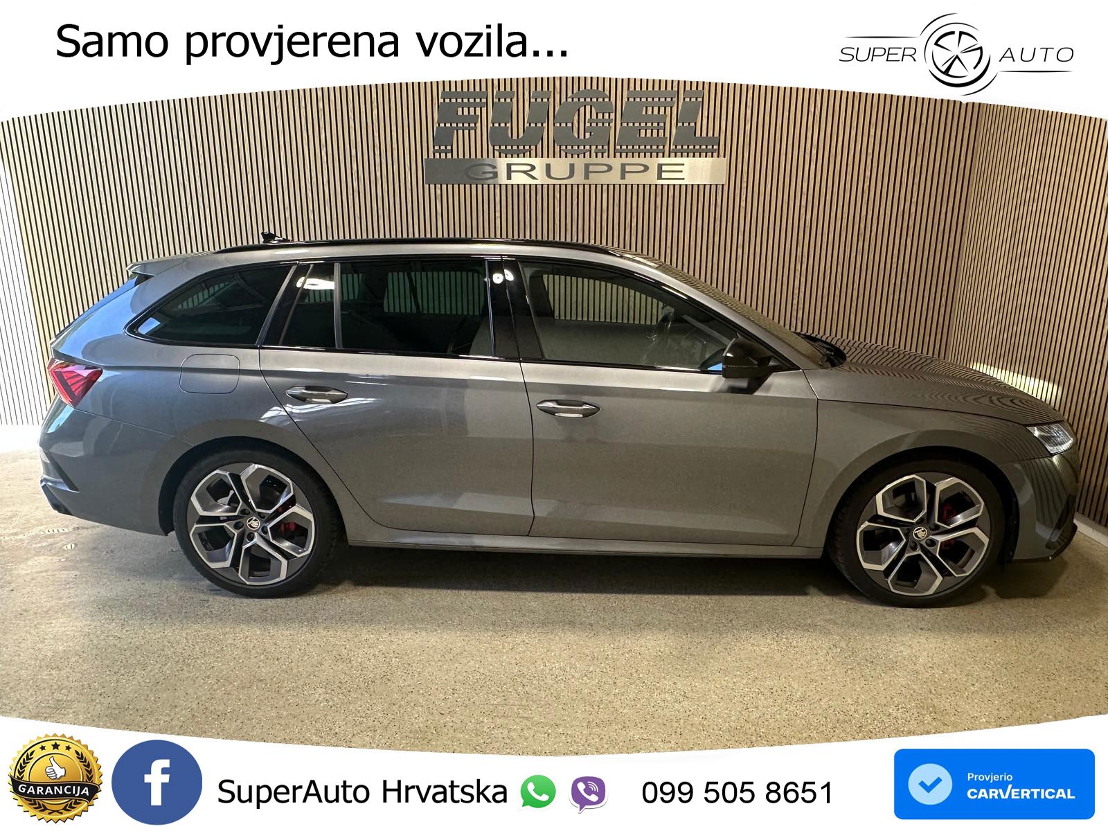 Škoda Octavia Combi RS 2.0 TDI (200 KS) DSG MATRIX+GR SJED+KAM