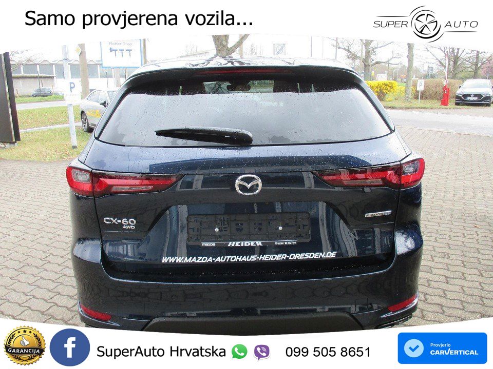 Mazda CX-60 2.5 e-Skyactiv (328 KS) AWD Automatic MATRIX+GR SJED+KAM