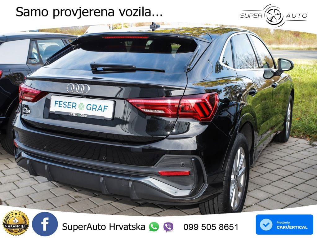 Audi Q3 Sportback 45 TFSIe (245 KS) S tronic S line