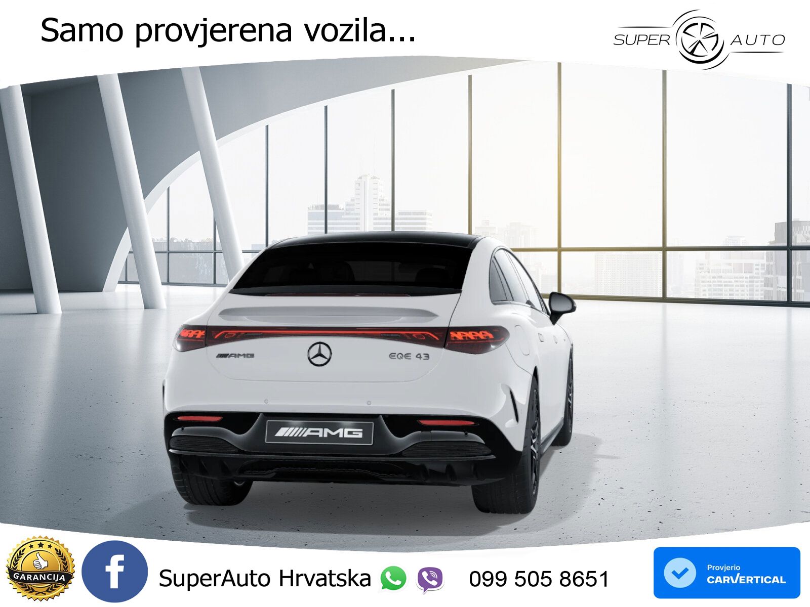 Mercedes EQE AMG 43 100 kWh (476 KS) 4MATIC ACC+HEAD+4xGR SJED+360+PANO