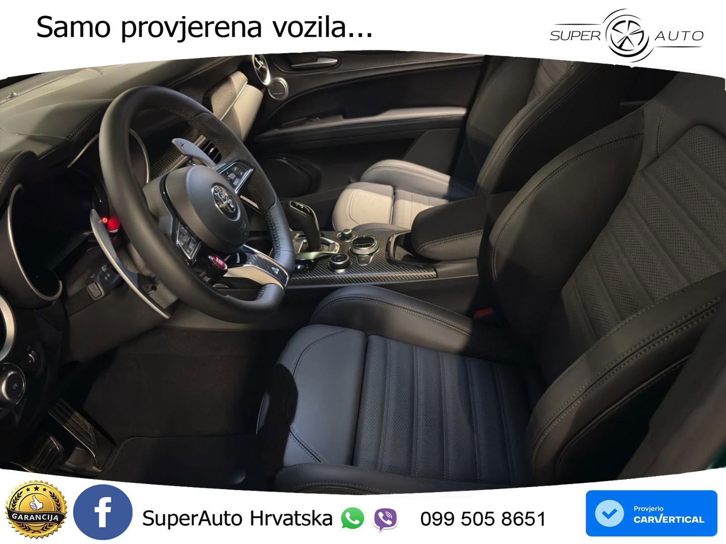 Alfa Romeo Stelvio Quadrifoglio 2.9 V6 Bi-Turbo (520 KS) Q4 Automatic LED+GR SJED+ACC