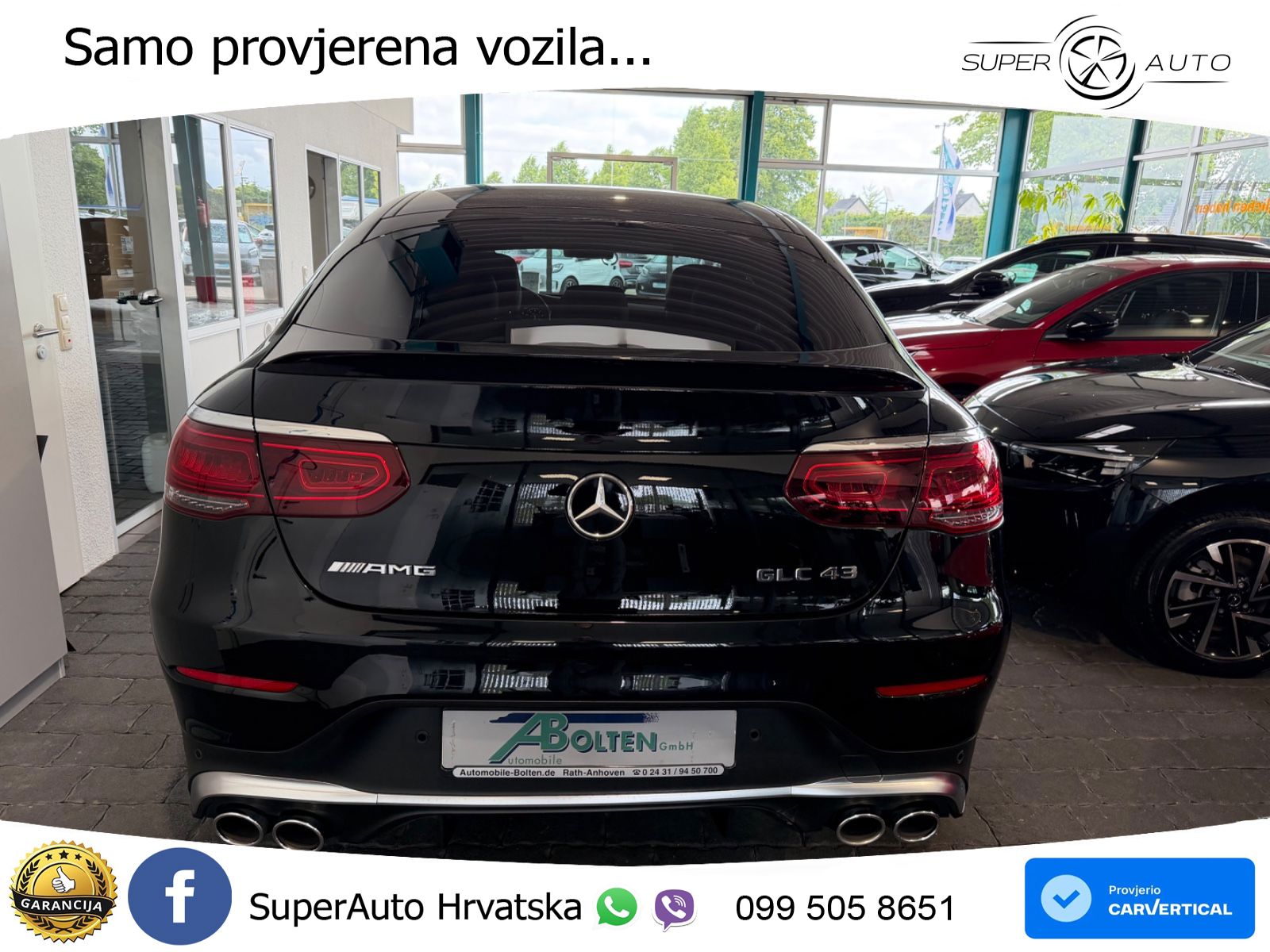 Mercedes GLC Coupe AMG 43 V6 (390 KS) 4MATIC TCT LED+GR SJED+ACC