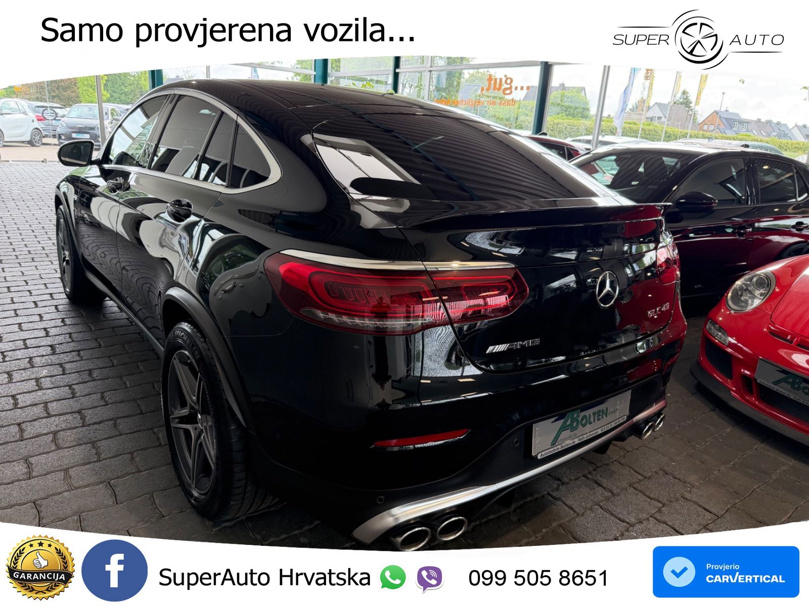 Mercedes GLC Coupe AMG 43 V6 (390 KS) 4MATIC TCT LED+GR SJED+ACC