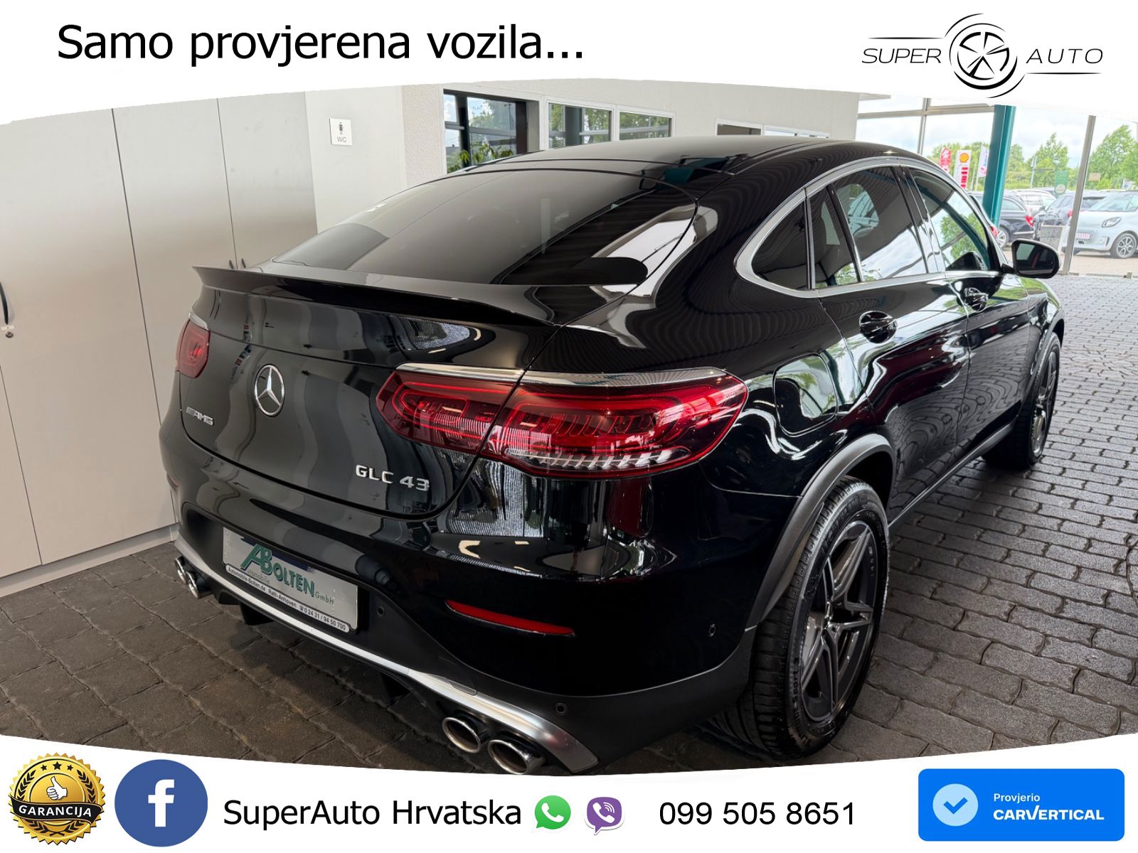 Mercedes GLC Coupe AMG 43 V6 (390 KS) 4MATIC TCT LED+GR SJED+ACC