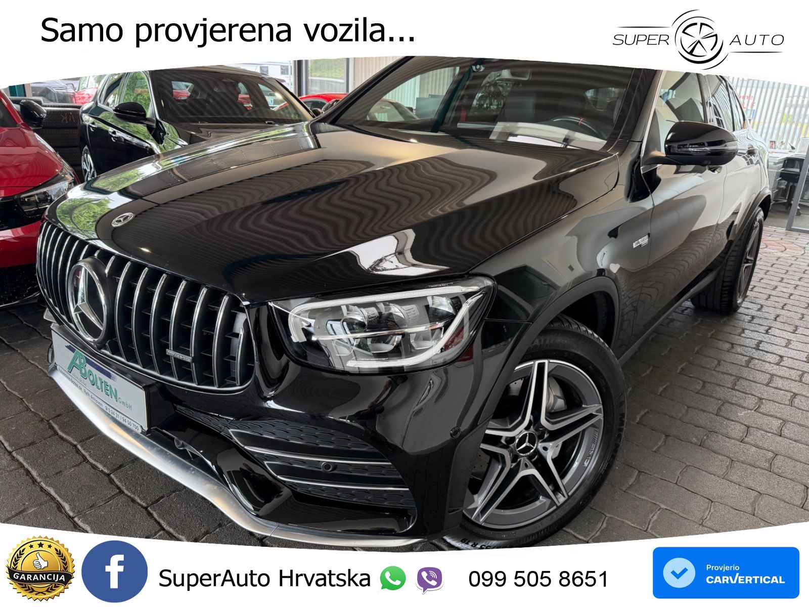 Mercedes GLC Coupe AMG 43 V6 (390 KS) 4MATIC TCT LED+GR SJED+ACC