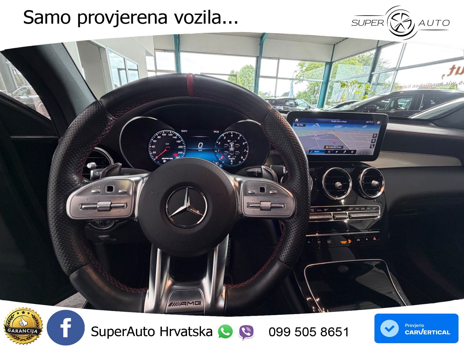 Mercedes GLC Coupe AMG 43 V6 (390 KS) 4MATIC TCT LED+GR SJED+ACC