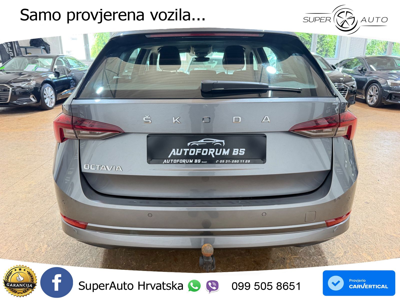 Škoda Octavia Combi 2.0 TDI (150 KS) DSG LED+GR SJED+ACC