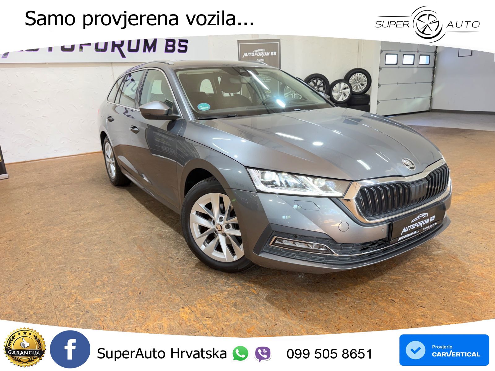 Škoda Octavia Combi 2.0 TDI (150 KS) DSG LED+GR SJED+ACC
