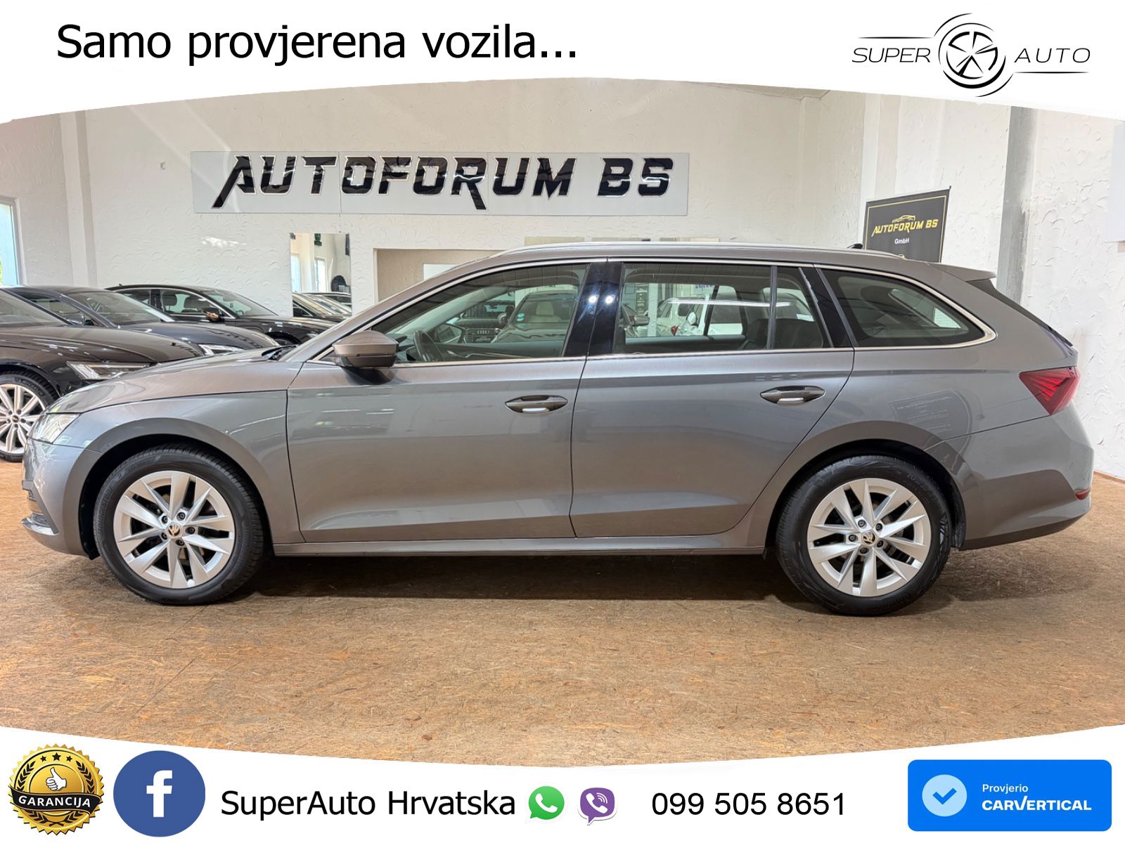 Škoda Octavia Combi 2.0 TDI (150 KS) DSG LED+GR SJED+ACC