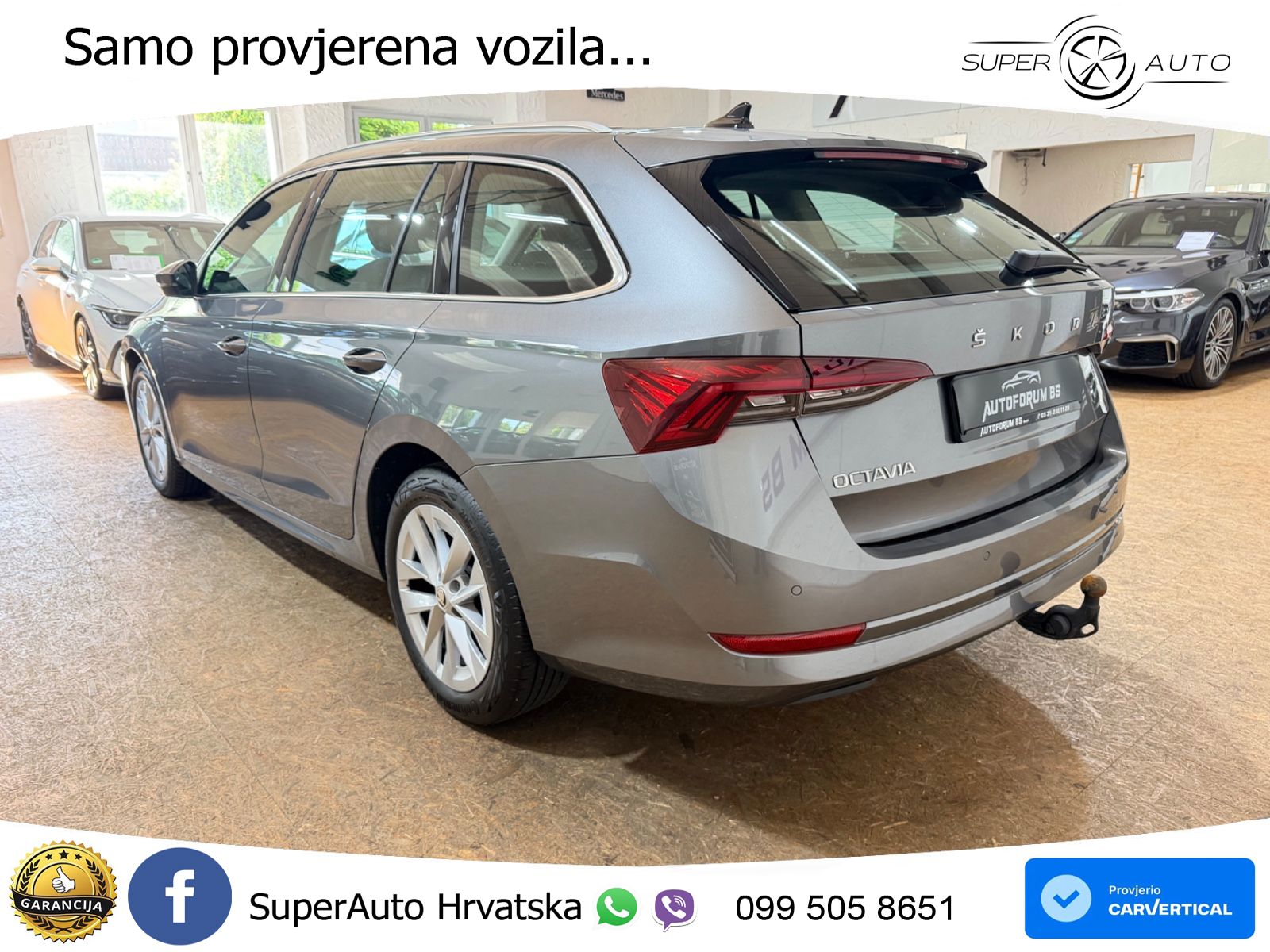 Škoda Octavia Combi 2.0 TDI (150 KS) DSG LED+GR SJED+ACC