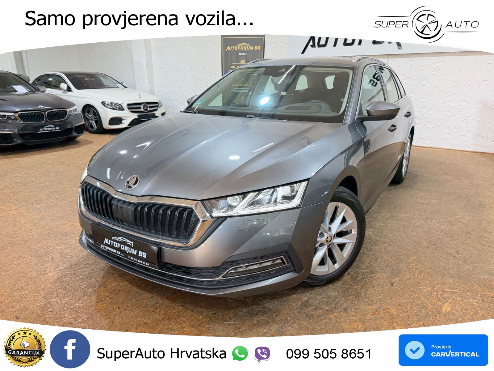 Škoda Octavia Combi 2.0 TDI (150 KS) DSG LED+GR SJED+ACC