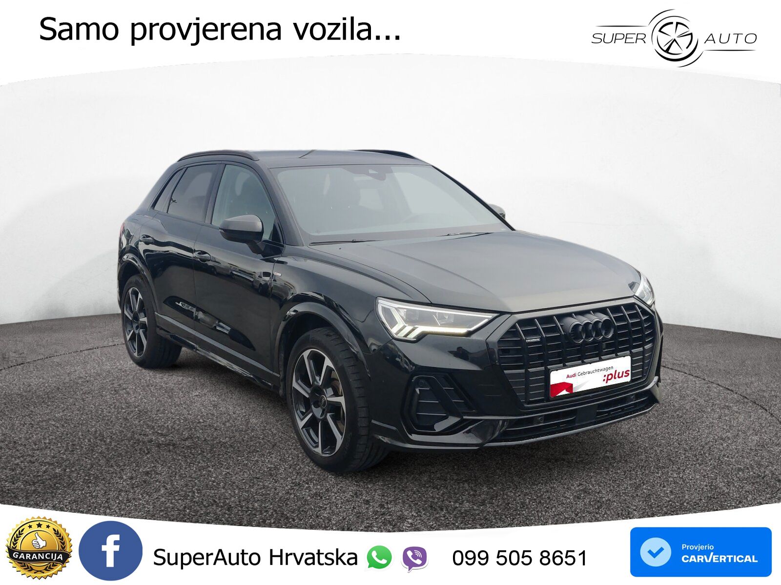 Audi Q3 40 TDI (193 KS) quattro S tronic S line LED+GR SJED+ACC