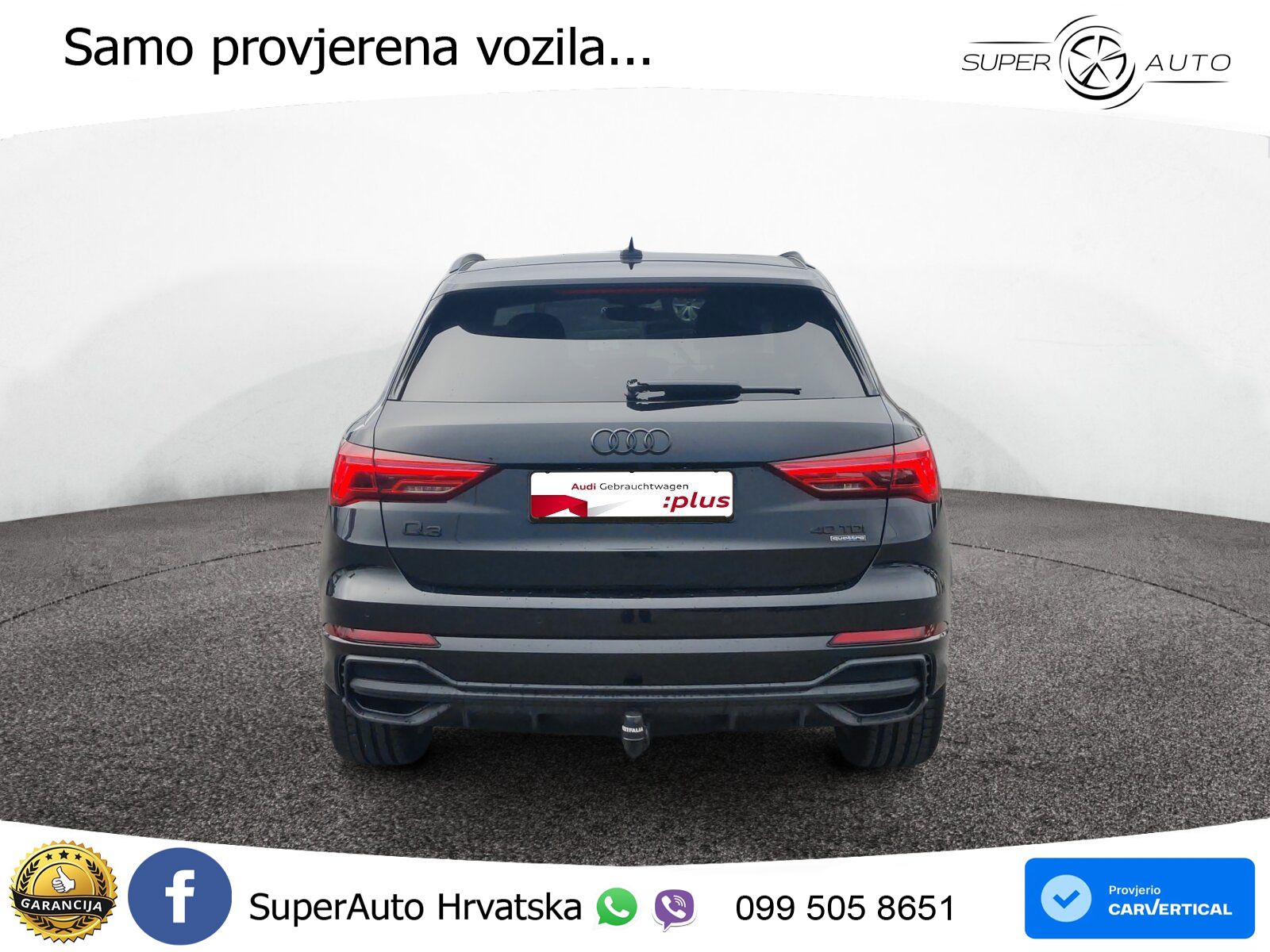 Audi Q3 40 TDI (193 KS) quattro S tronic S line LED+GR SJED+ACC