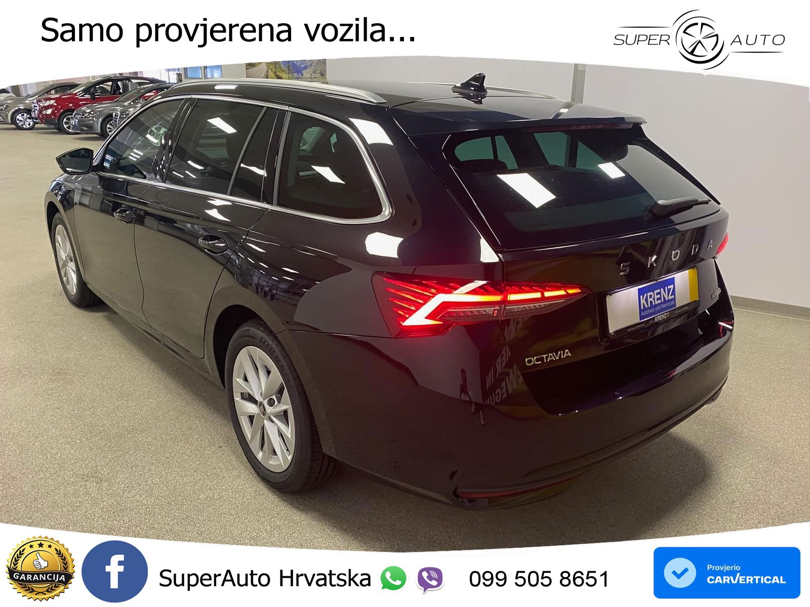 Škoda Octavia Combi 1.5 TSI (150 KS) DSG Selection LED+GR SJED+ACC