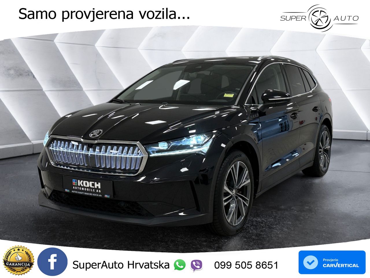 Škoda Enyaq iV 80 82 kWh (204 KS) LED+GR SJED+ACC