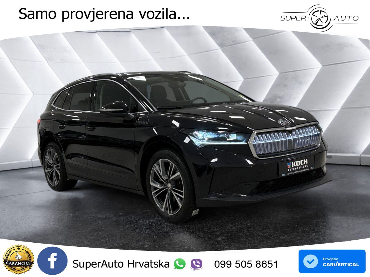 Škoda Enyaq iV 80 82 kWh (204 KS) LED+GR SJED+ACC